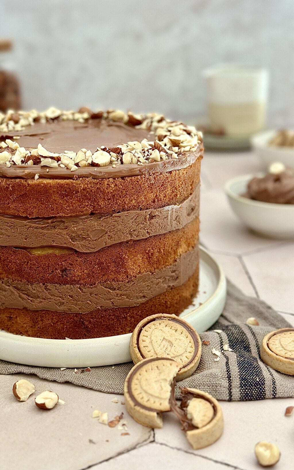 Nutella Naked Cake Von Januar Bis Dezember