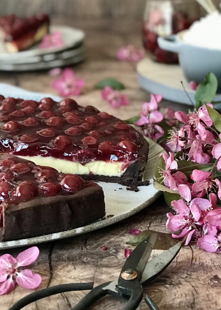 Kirsch-Schoko-Tarte - Von Januar bis Dezember