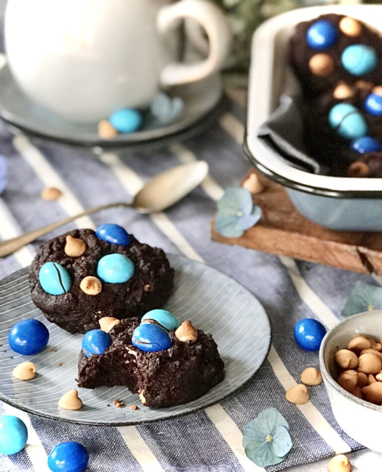 Erdnussige Schokoladen Cookies - Von Januar bis Dezember