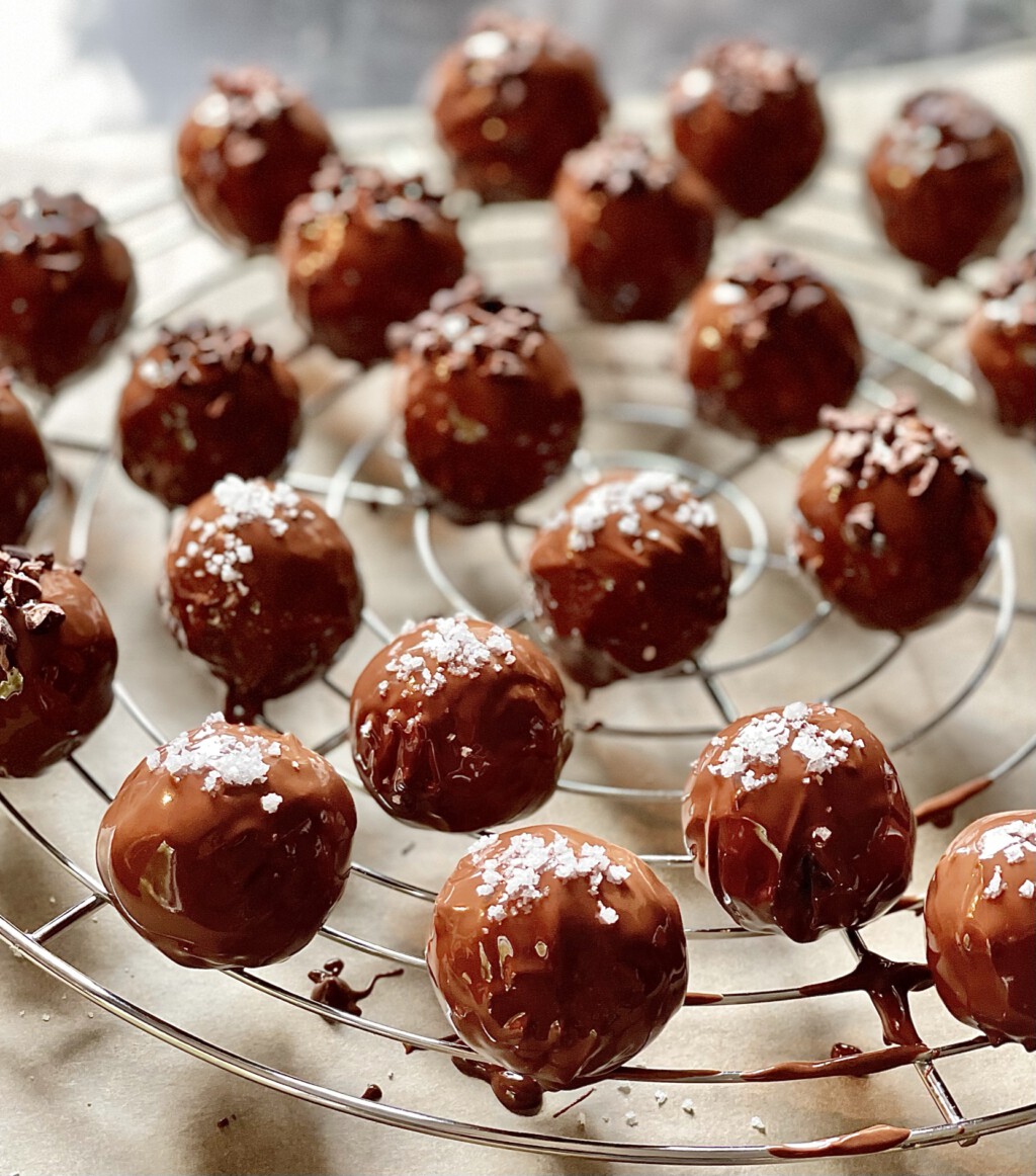 Vegane Brownie Pralinen - Von Januar bis Dezember