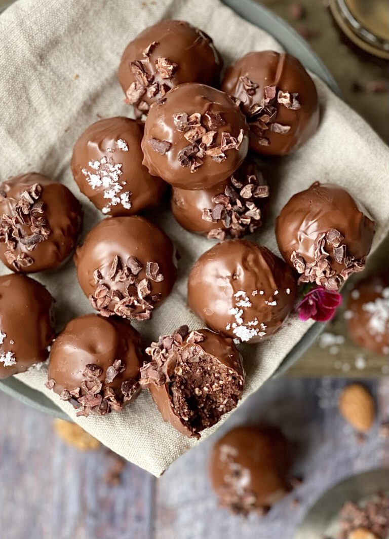 Vegane Brownie Pralinen - Von Januar bis Dezember