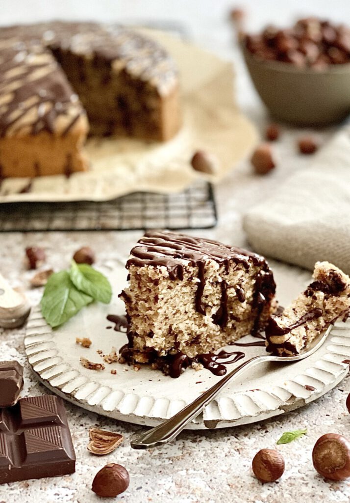 Veganer Schoko-Nusskuchen - Von Januar bis Dezember