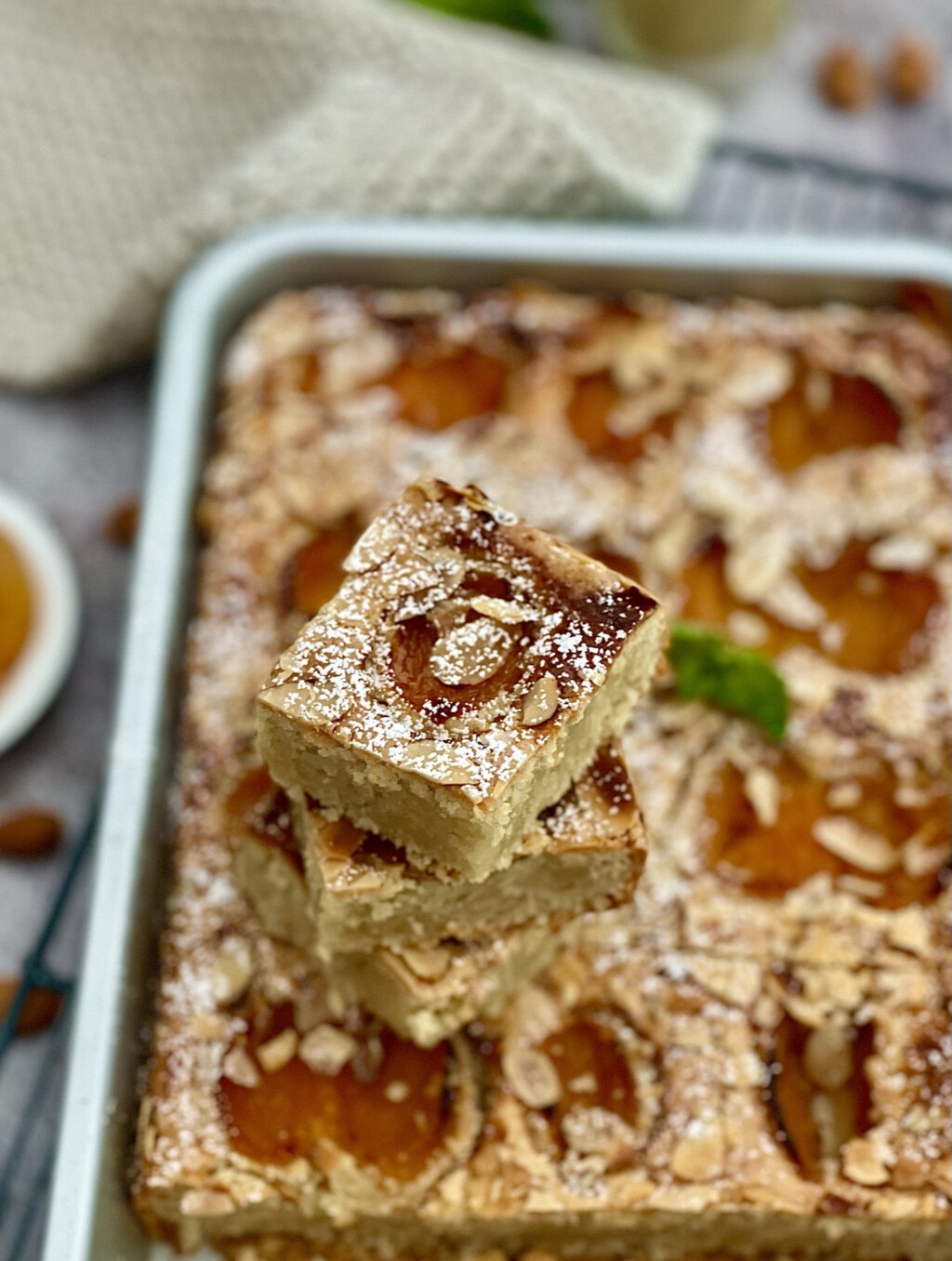 Veganer Aprikosen-Mandelkuchen - Von Januar bis Dezember