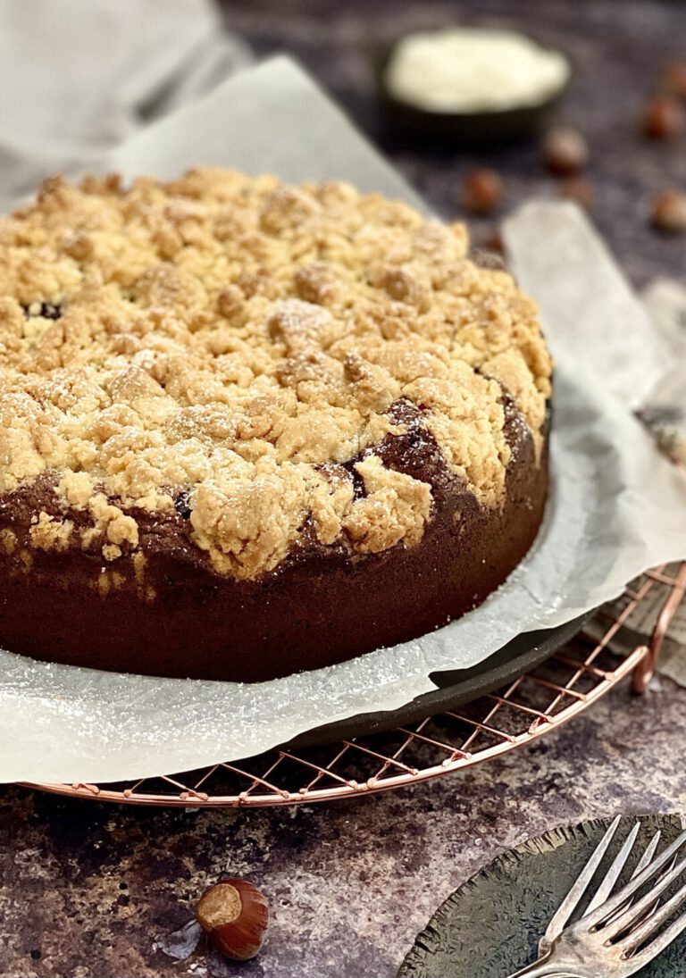 Schoko-Kirsch-Streuselkuchen - Von Januar bis Dezember