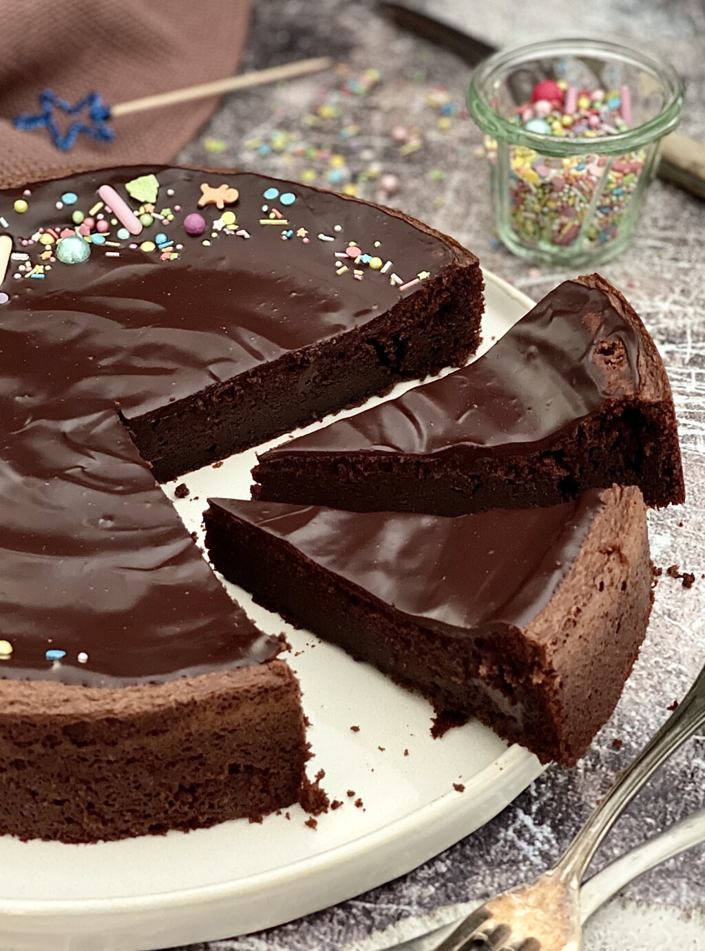 Weihnachtlicher SchokoSchokokuchen Von Januar bis Dezember