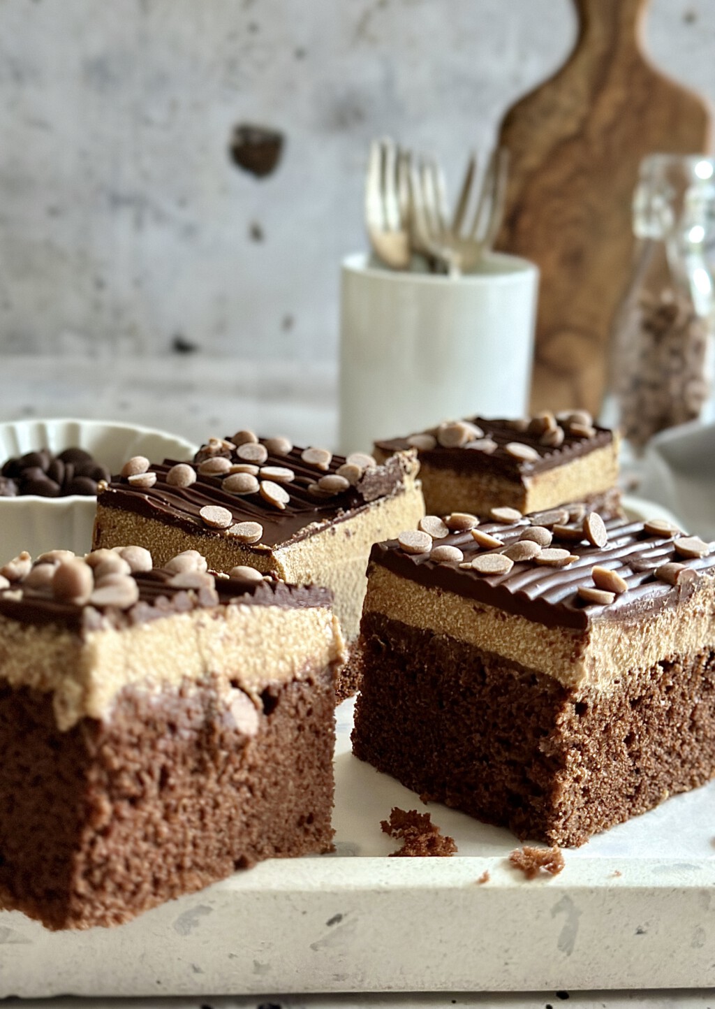 Schoko-Karamell-Kuchen - Von Januar bis Dezember