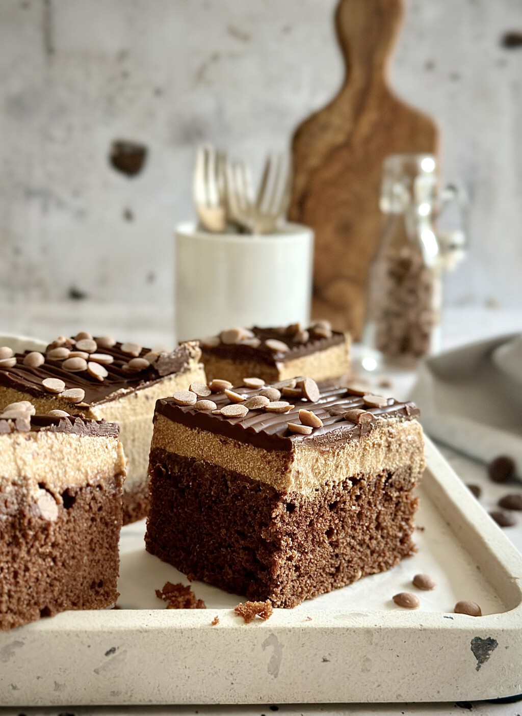 Schoko-Karamell-Kuchen - Von Januar bis Dezember