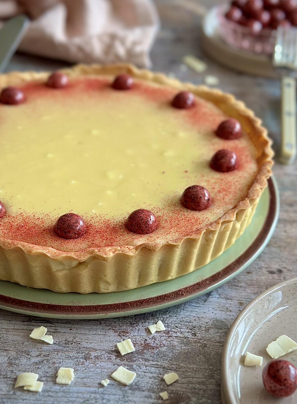 Weiße Schoko-Beerentarte - Von Januar bis Dezember